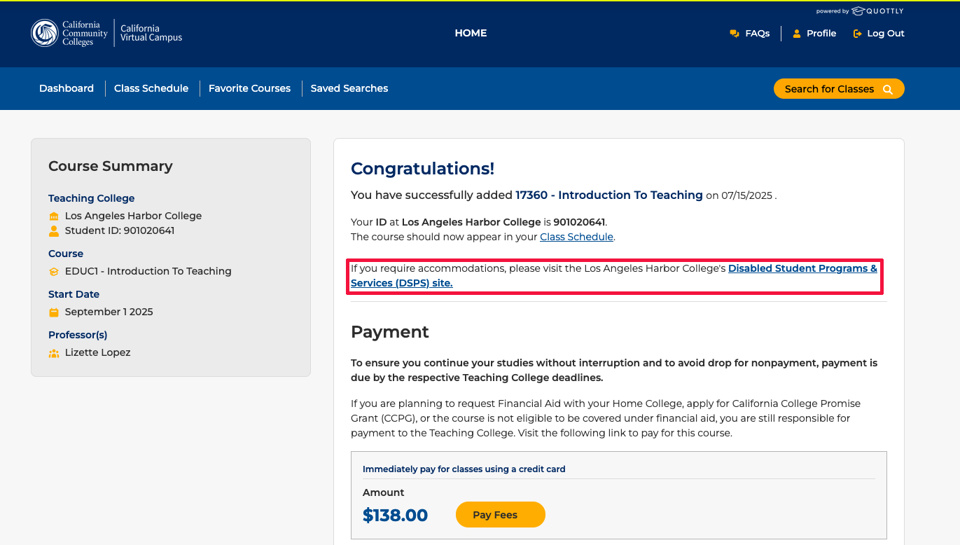 Image showing increased DSPS functionality. 